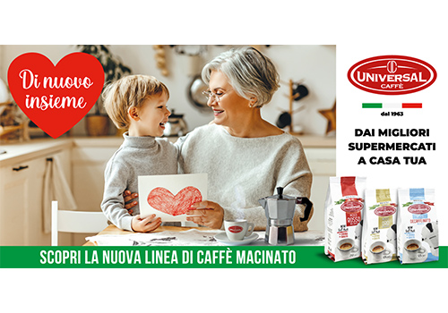 Universal Caffè lancia una linea innovativa e torna nei supermercati